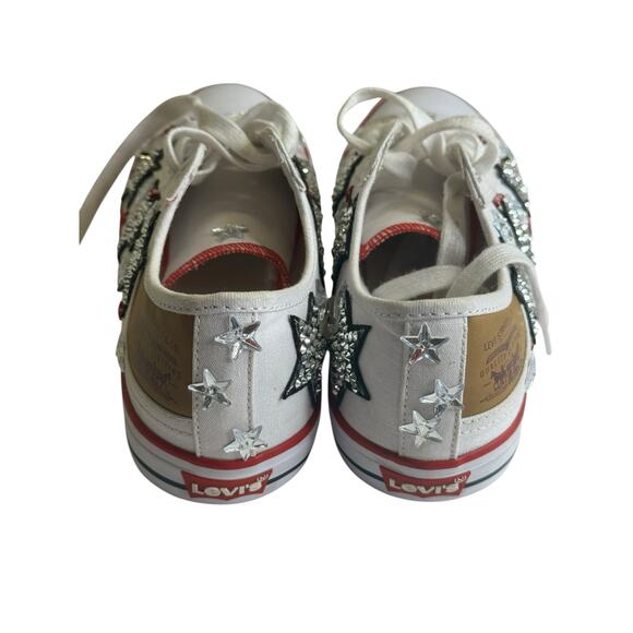 Custom Levi’s All Star  Low-Top Sneakers tennis shoes Mens 8.5 Wmn 10 Pre-owned - Picture 7 of 10